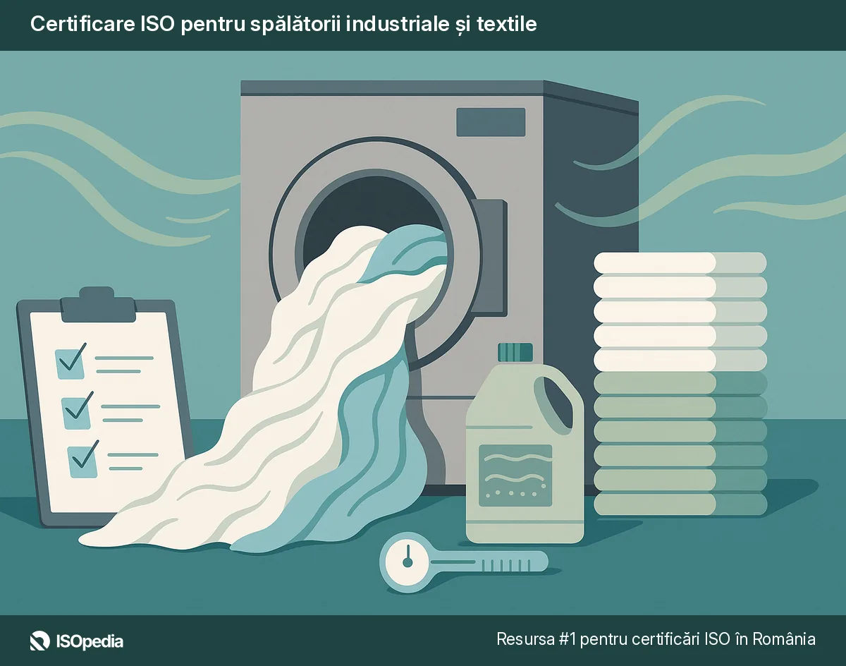 Certificare ISO pentru spălătorii industriale și textile
