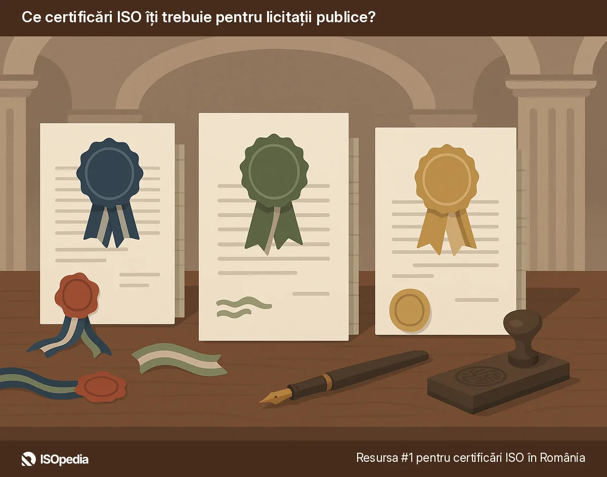 Ce certificări ISO îți trebuie pentru licitații publice?