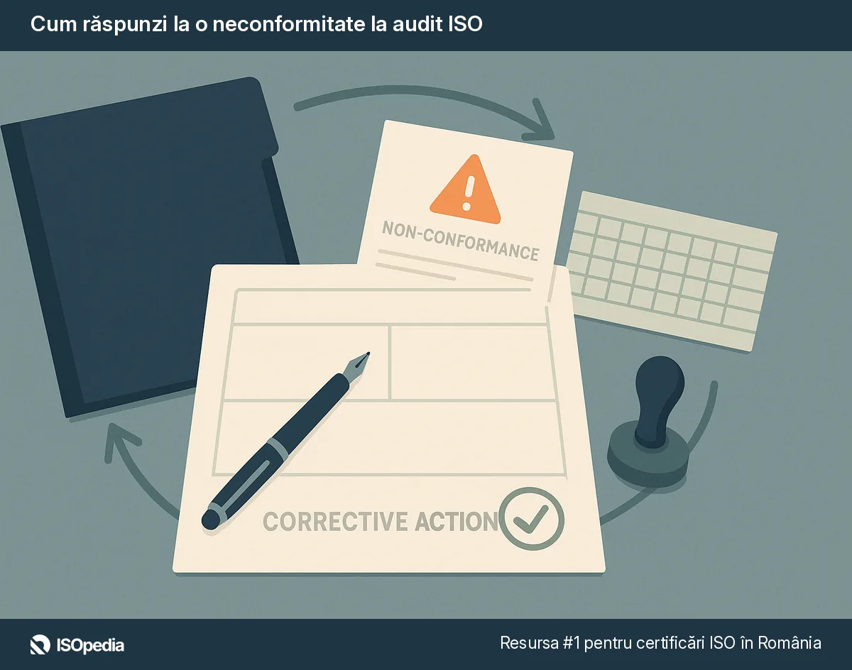 Cum răspunzi la o neconformitate la audit ISO