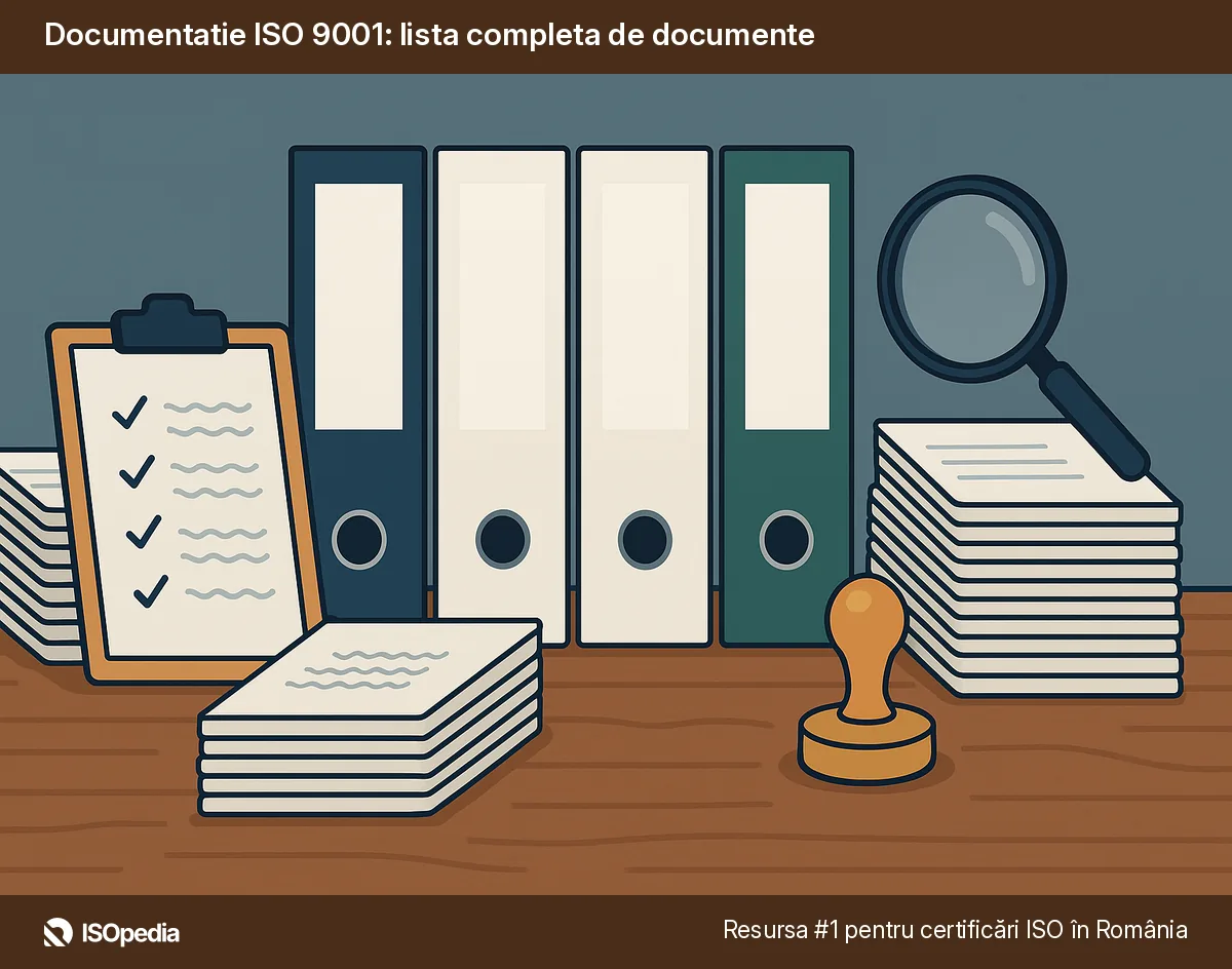 Documentatie ISO 9001: lista completa de documente