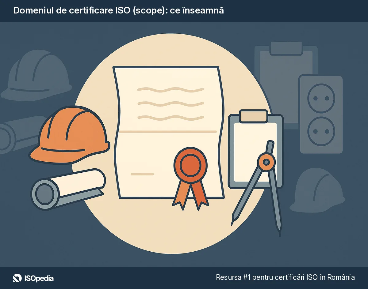 Domeniul de certificare ISO (scope): ce înseamnă