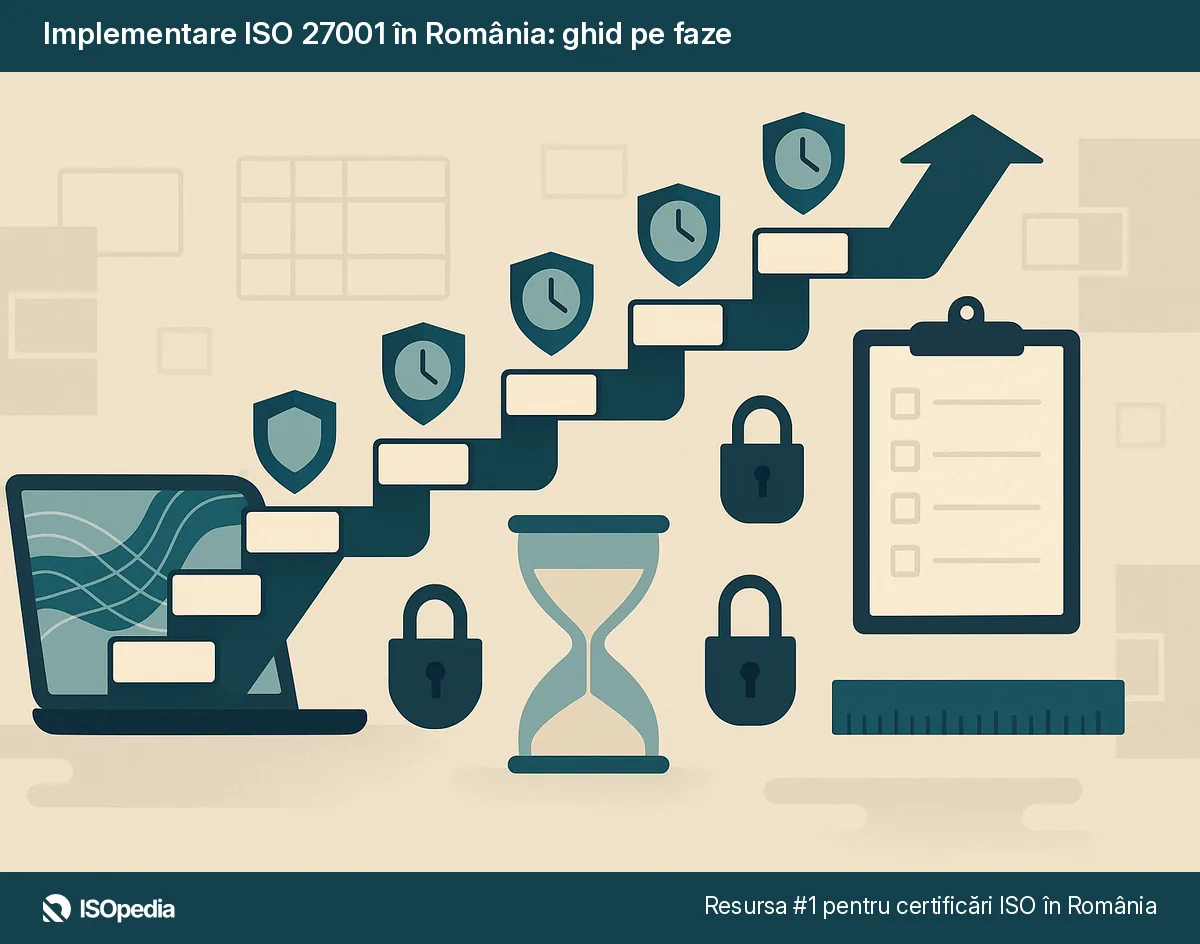 Implementare ISO 27001 în România: ghid pe faze