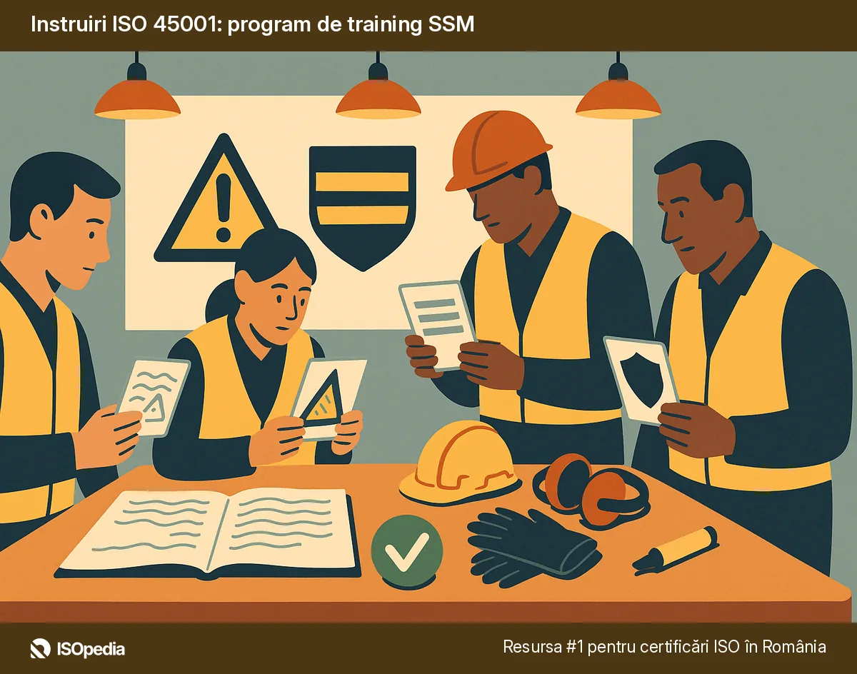 Instruiri ISO 45001: program de training SSM