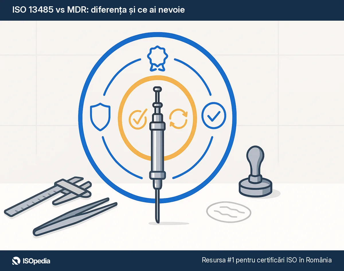 ISO 13485 vs MDR: diferența și ce ai nevoie