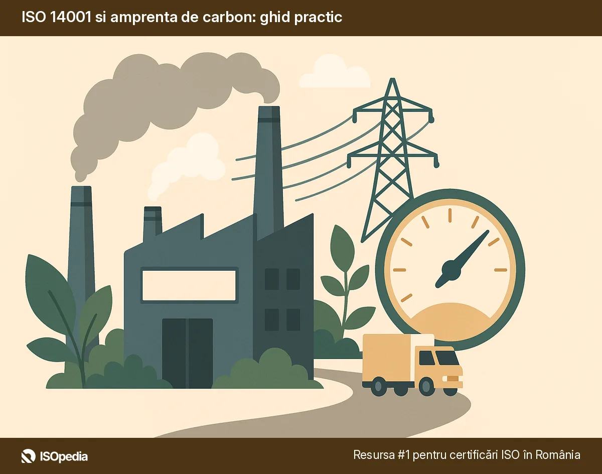 ISO 14001 si amprenta de carbon: ghid practic