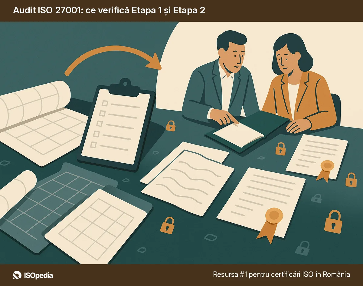 Audit ISO 27001: ce verifică Etapa 1 și Etapa 2