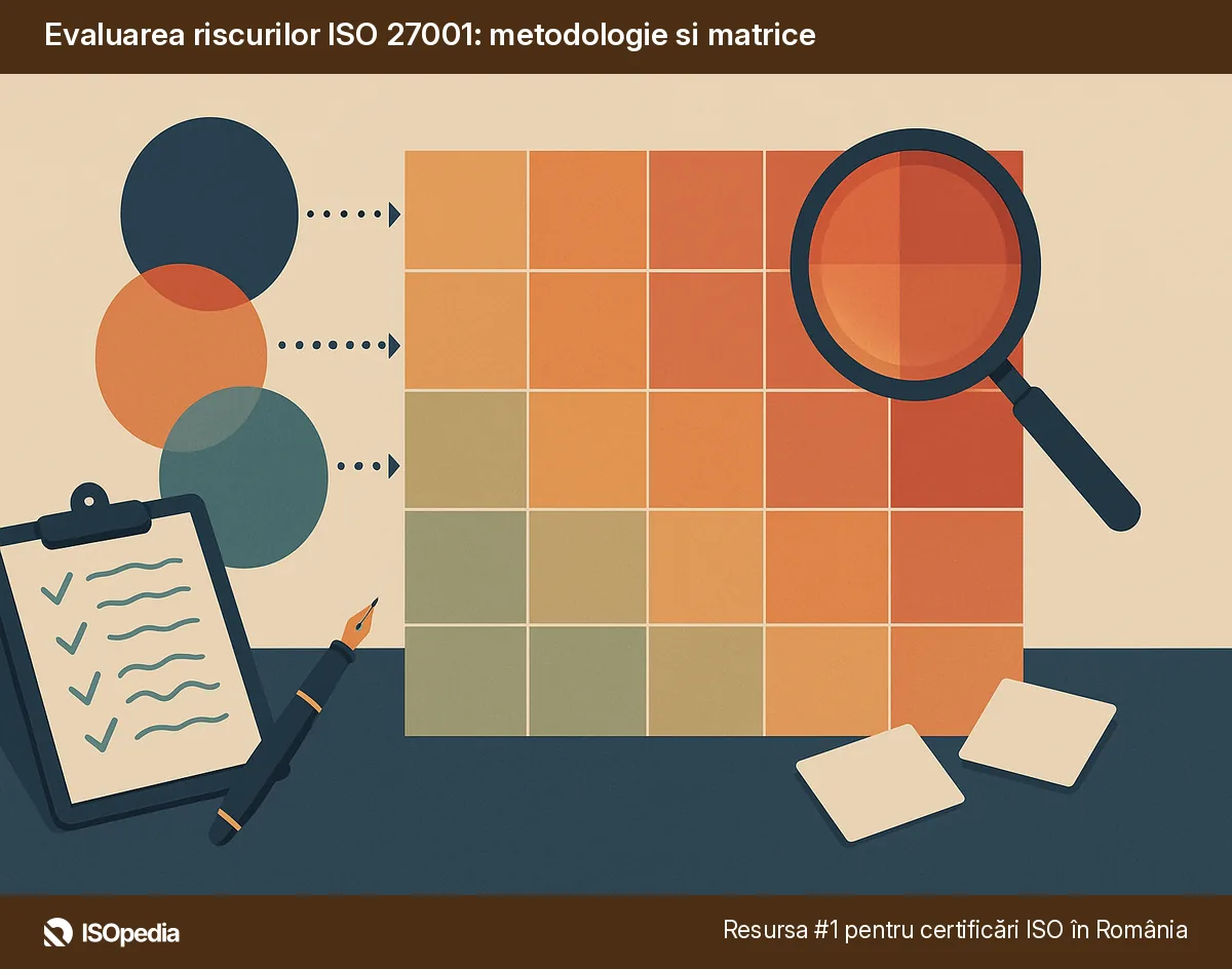 Evaluarea riscurilor ISO 27001: metodologie si matrice