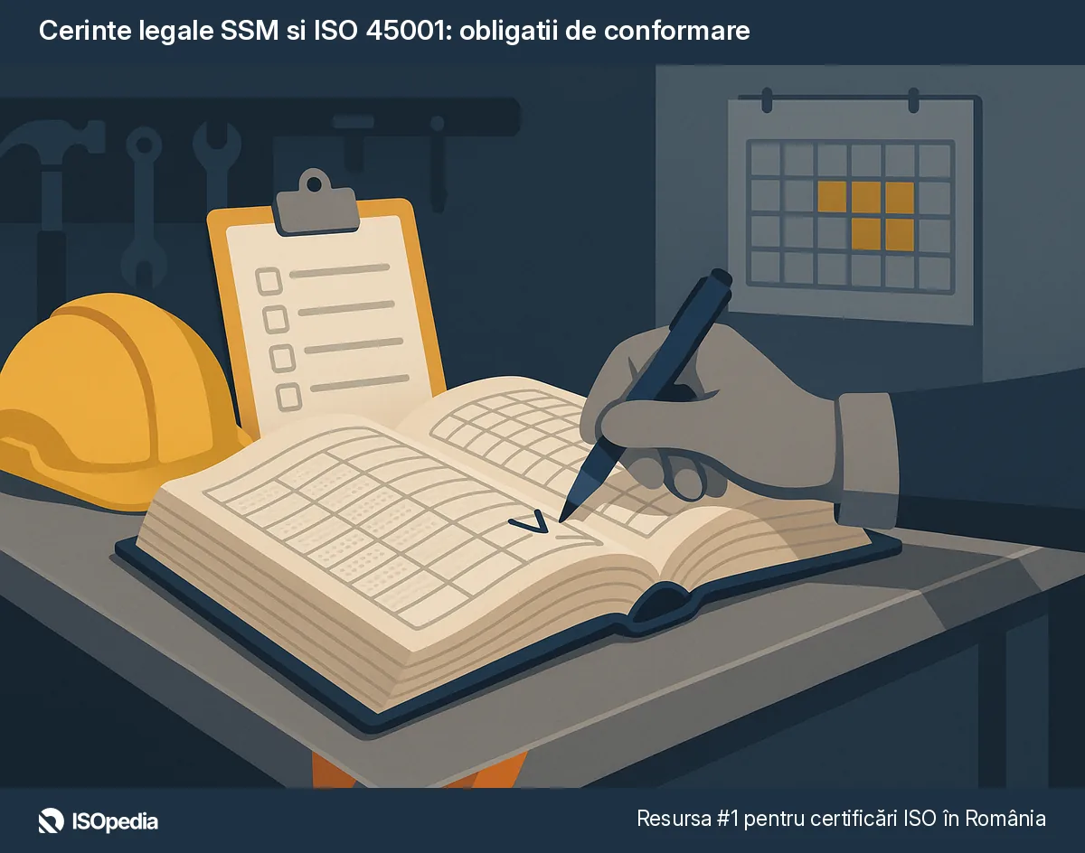 Cerinte legale SSM si ISO 45001: obligatii de conformare