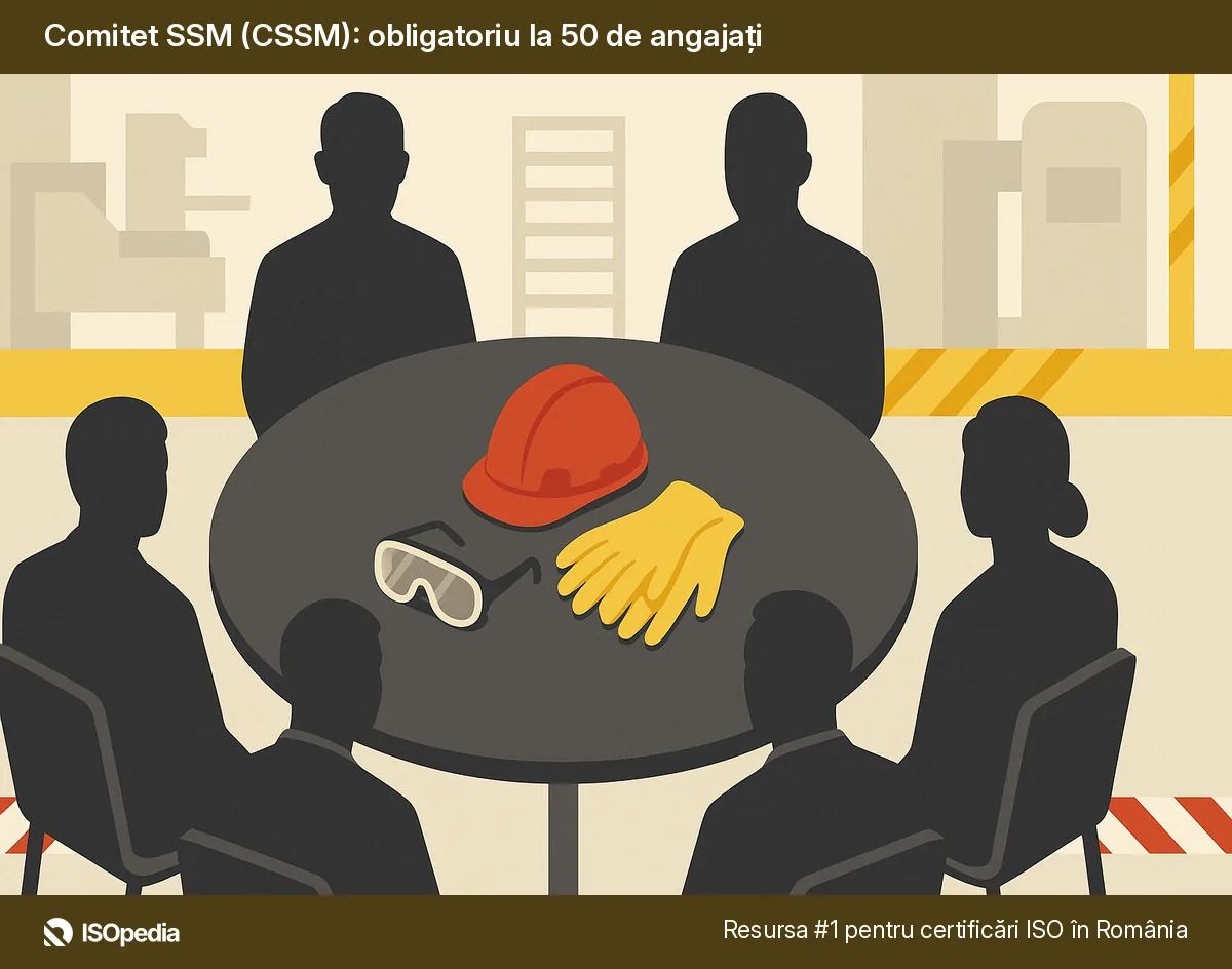 Comitet SSM (CSSM): obligatoriu la 50 de angajați