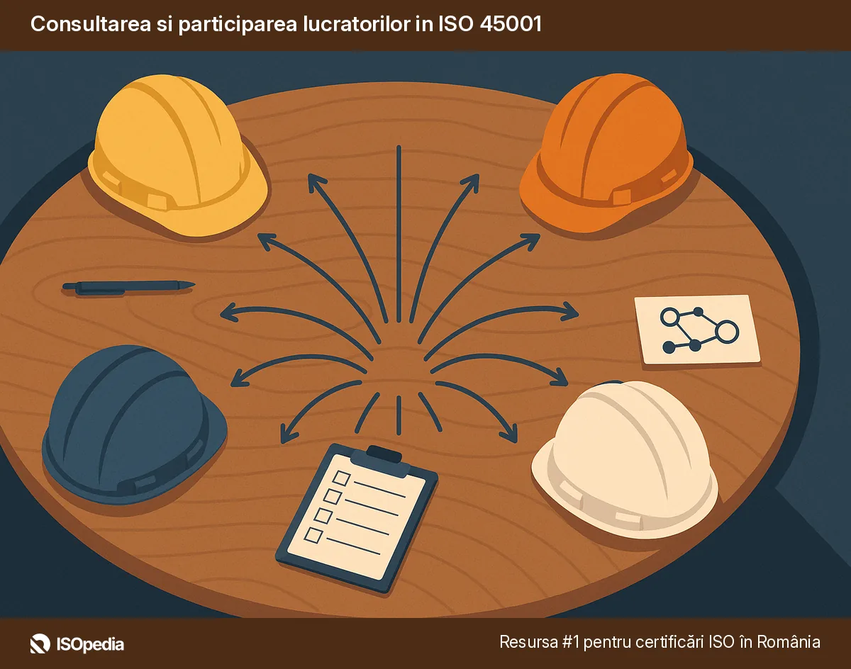 Consultarea si participarea lucratorilor in ISO 45001