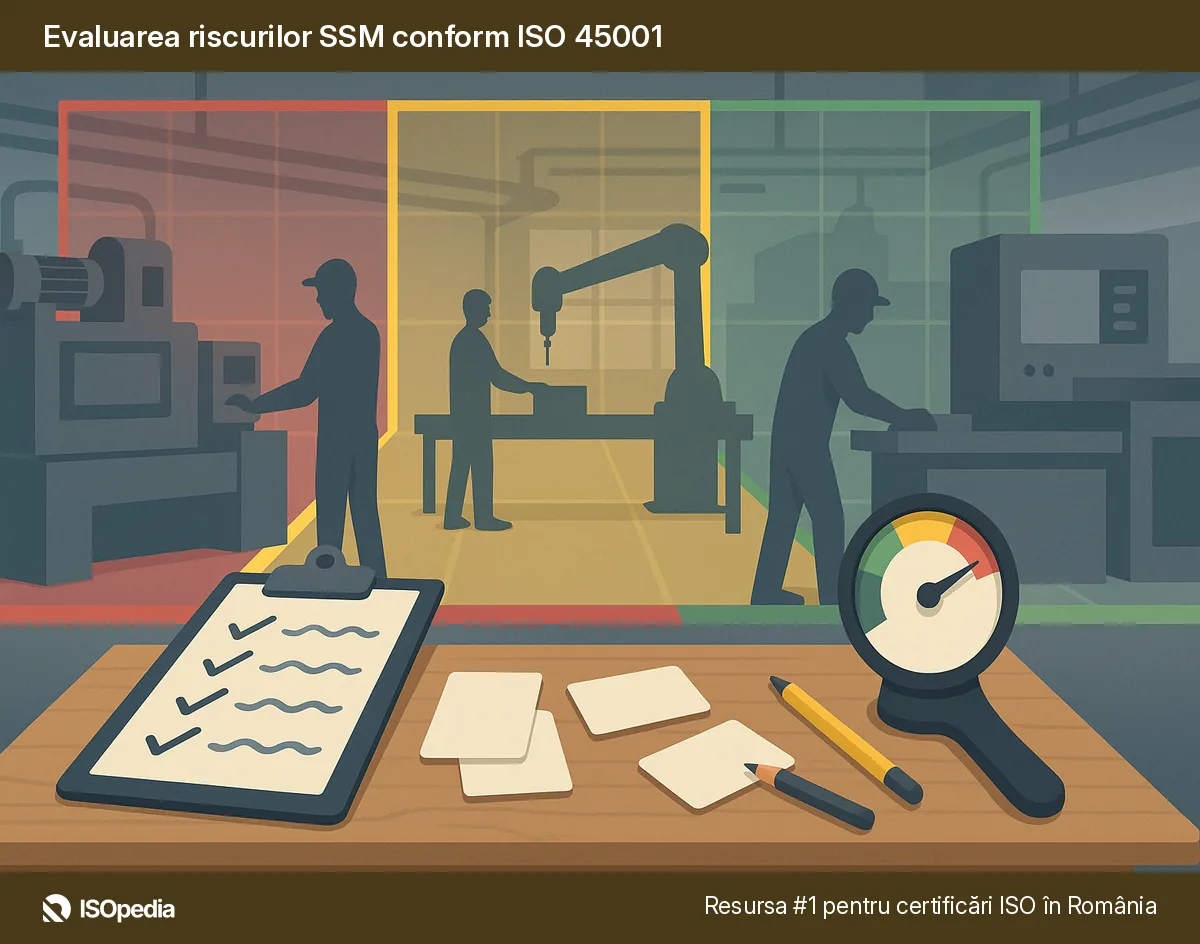 Evaluarea riscurilor SSM conform ISO 45001