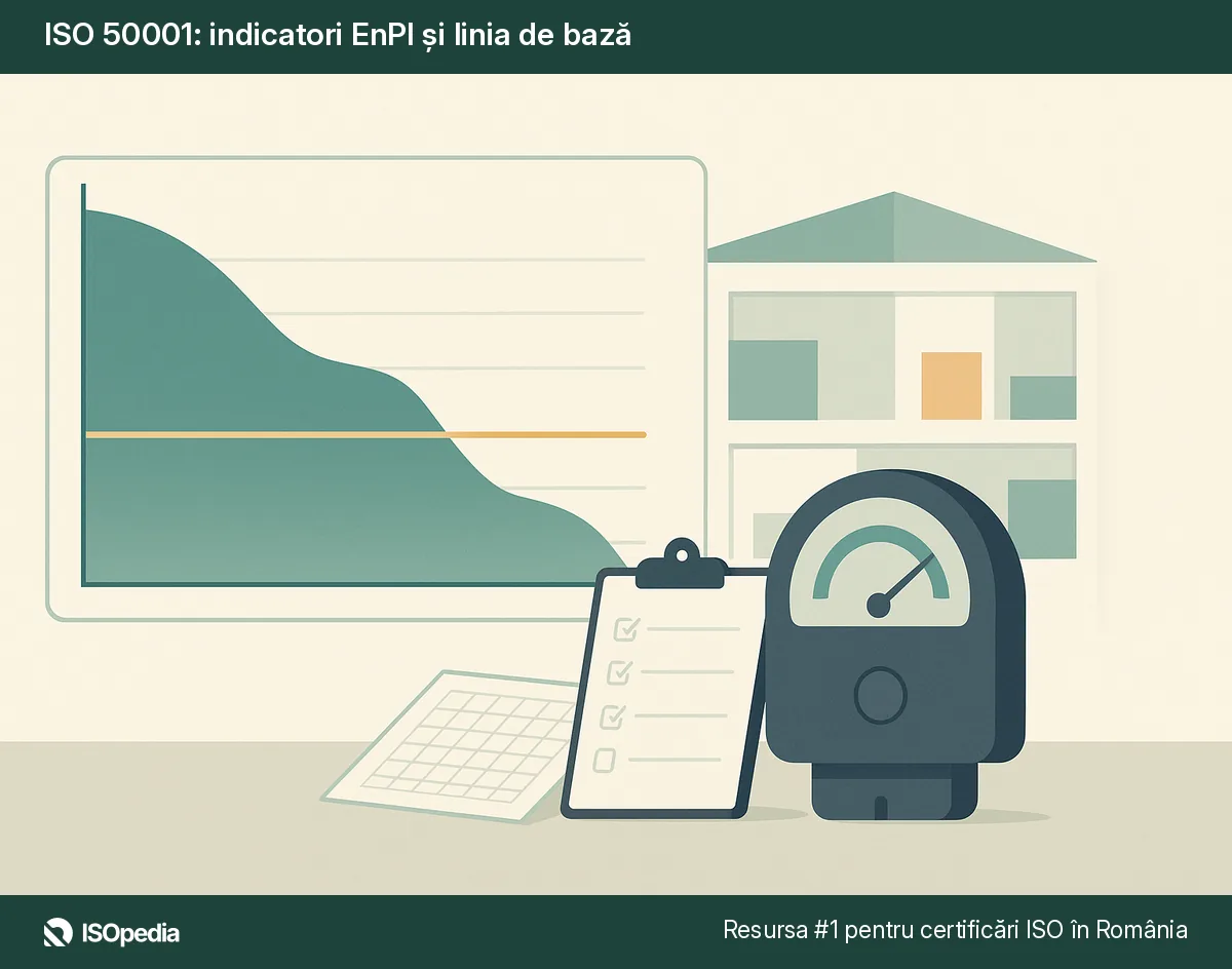 ISO 50001: indicatori EnPI și linia de bază