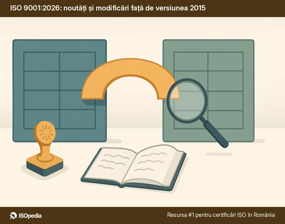 ISO 9001:2026: noutăți și modificări față de versiunea 2015