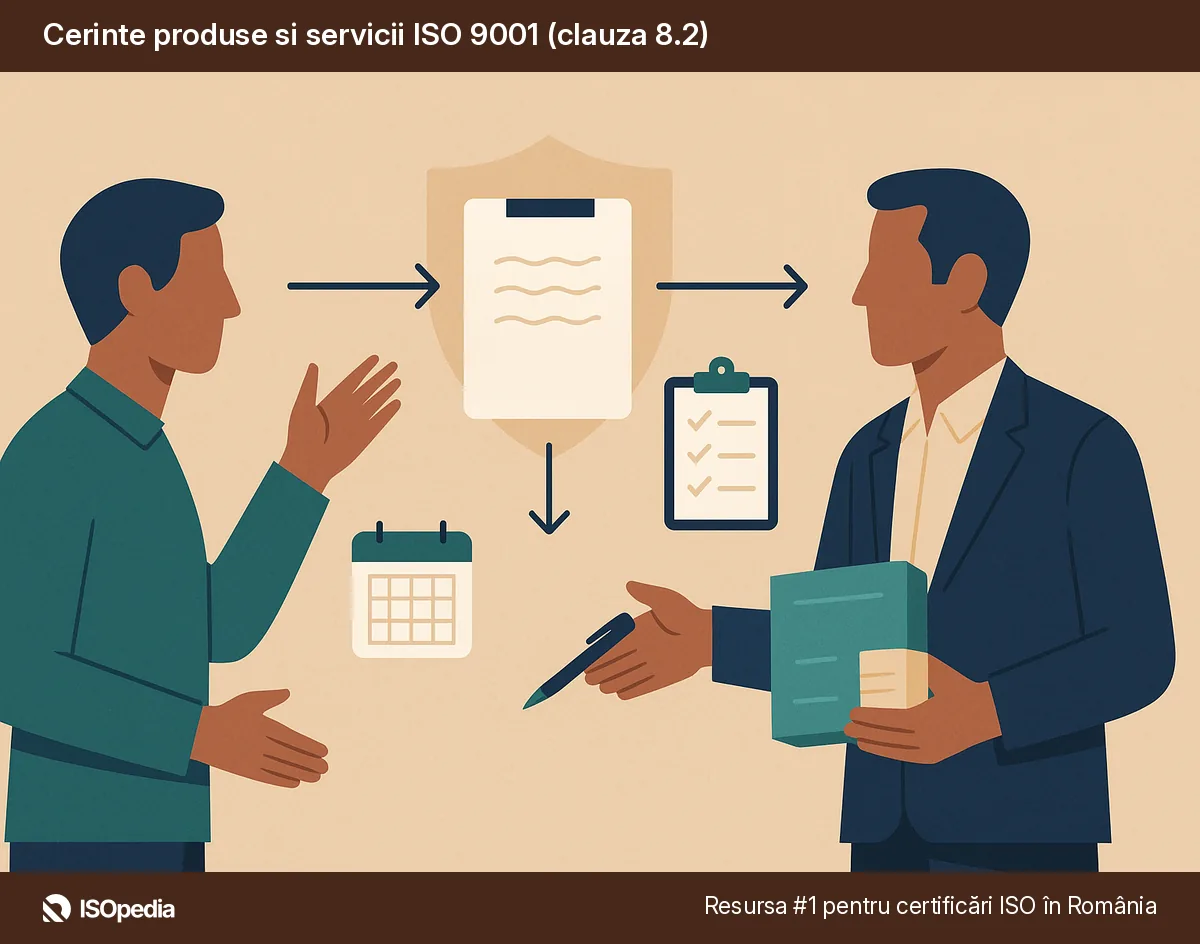 Cerinte produse si servicii ISO 9001 (clauza 8.2)