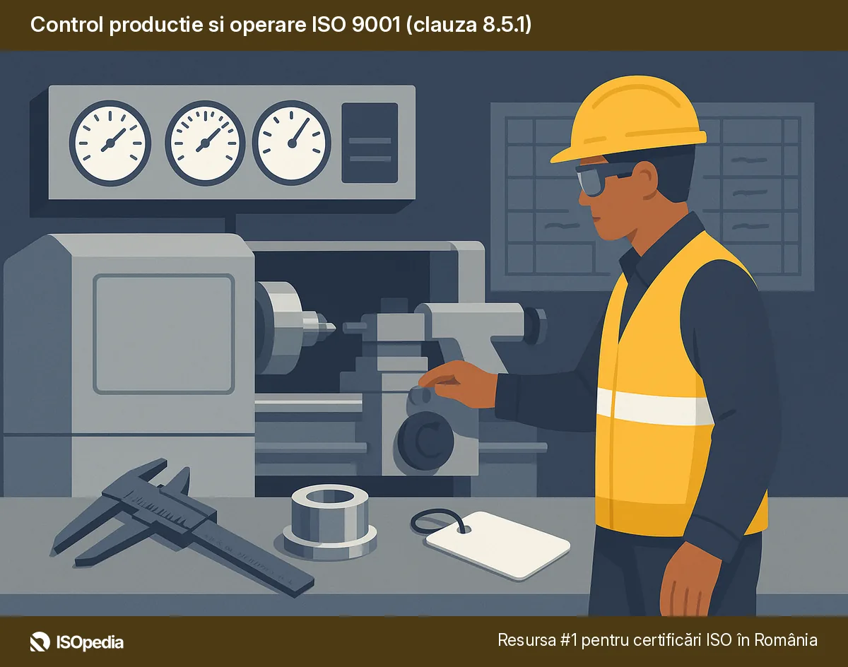 Control productie si operare ISO 9001 (clauza 8.5.1)