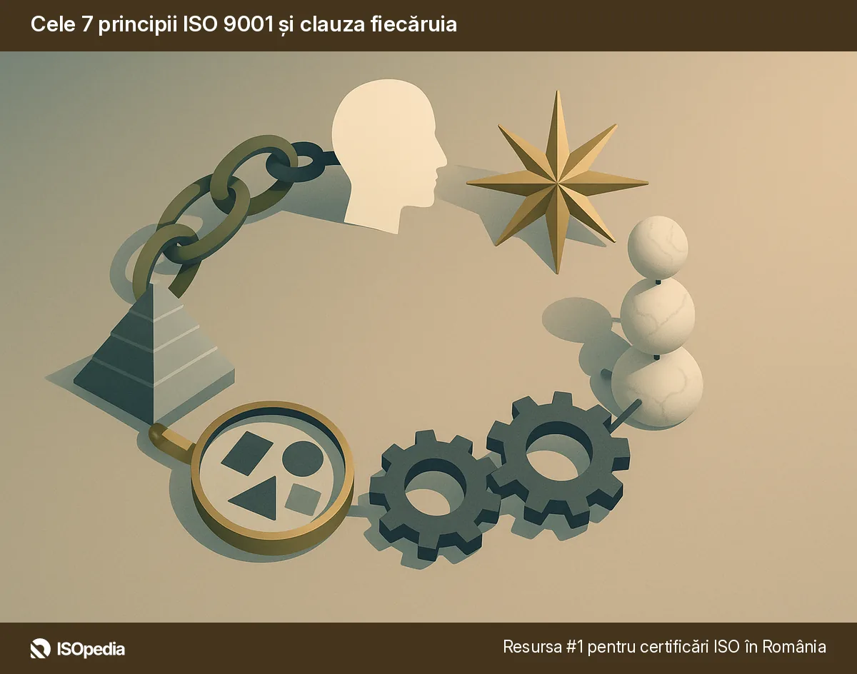 Cele 7 principii ISO 9001 și clauza fiecăruia