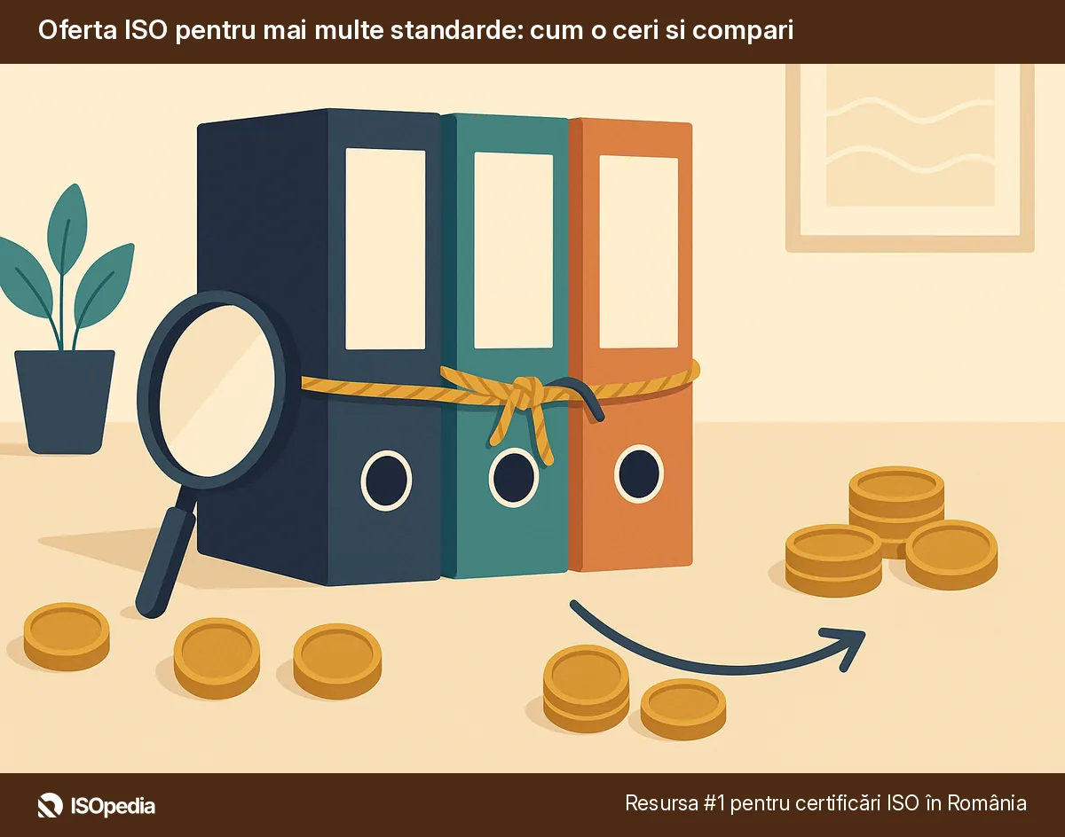 Oferta ISO pentru mai multe standarde: cum o ceri si compari