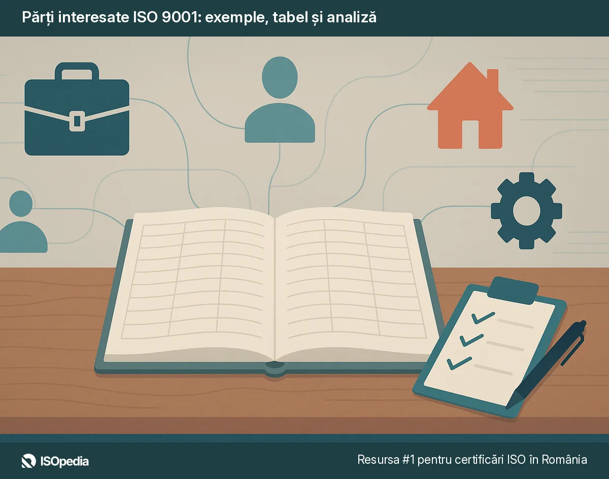 Părți interesate ISO 9001: exemple, tabel și analiză