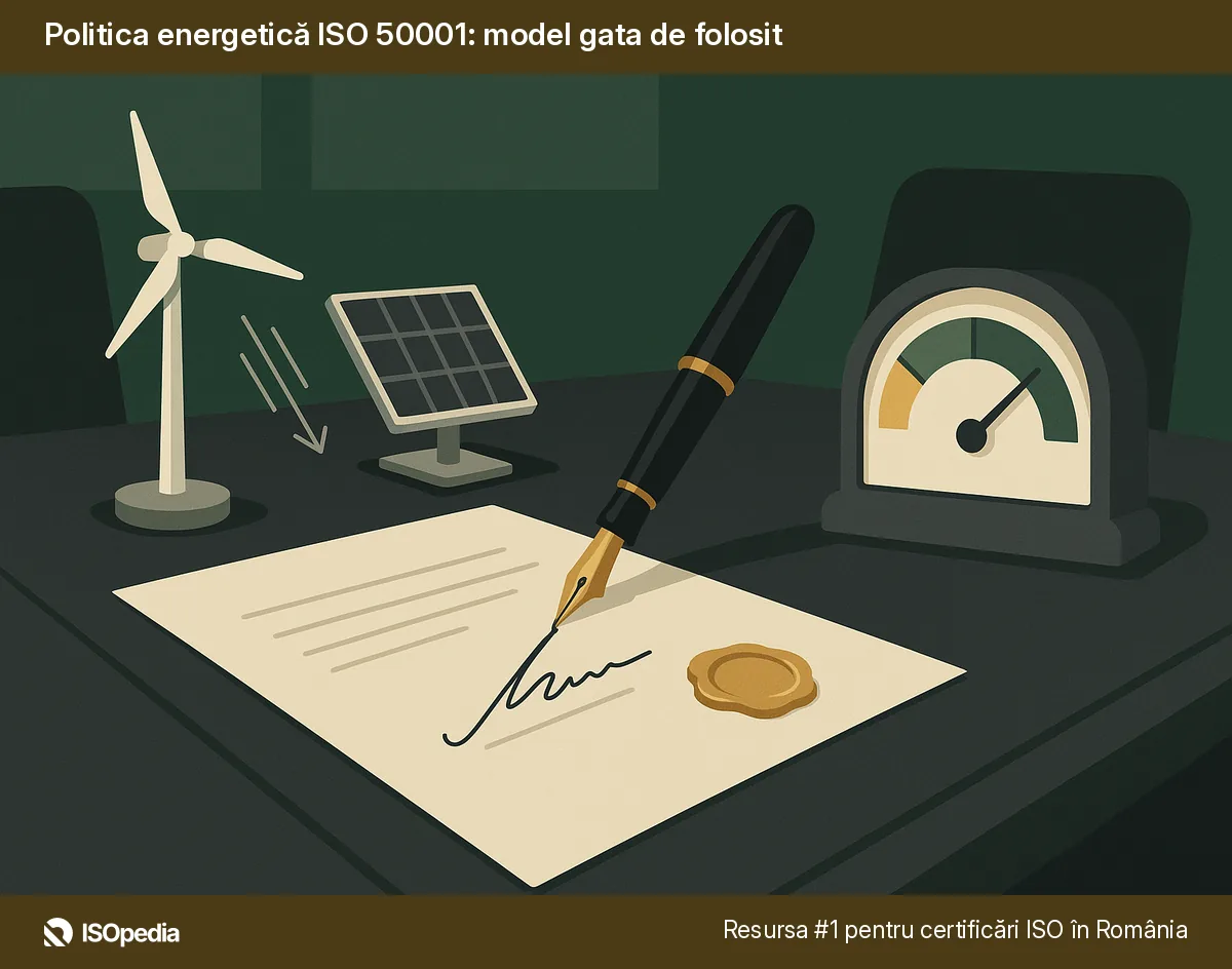 Politica energetică ISO 50001: model gata de folosit
